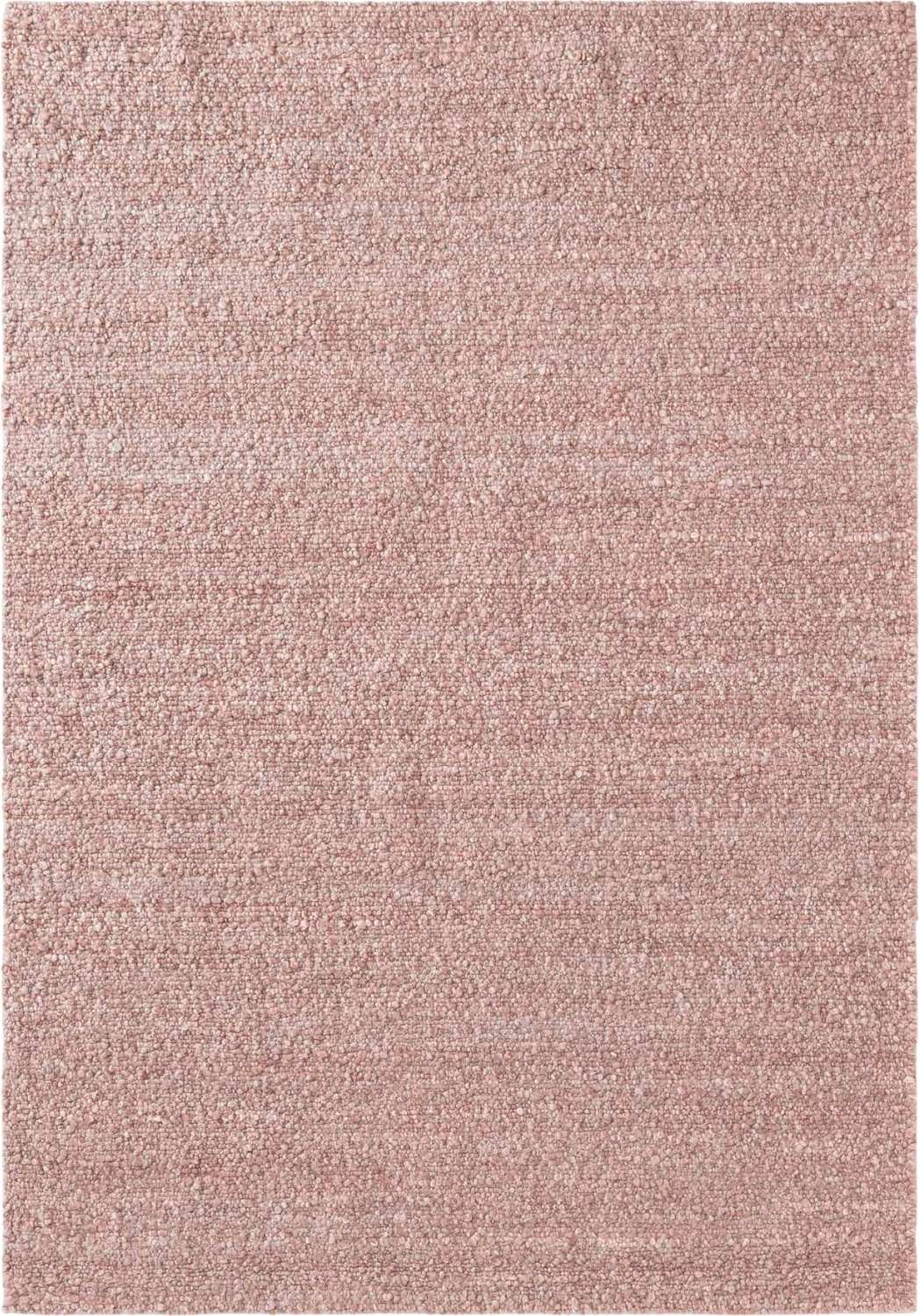 Pinkish-brown textured rug