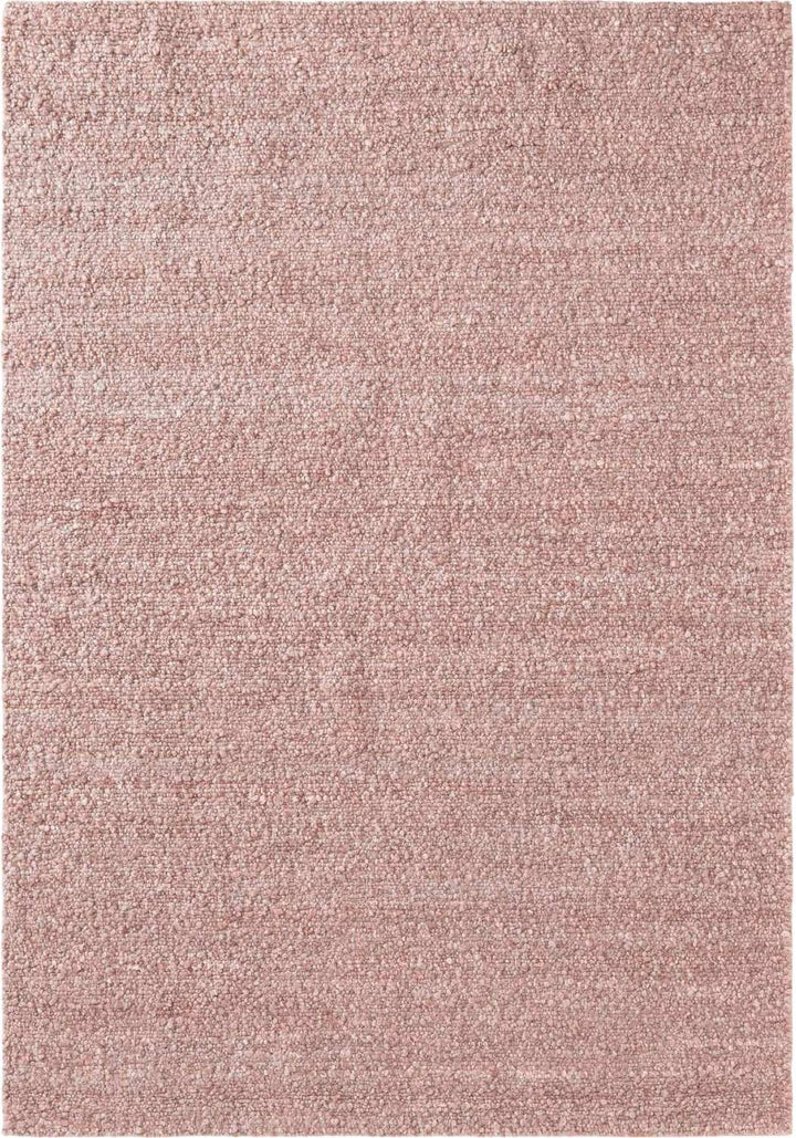 Pinkish-brown textured rug