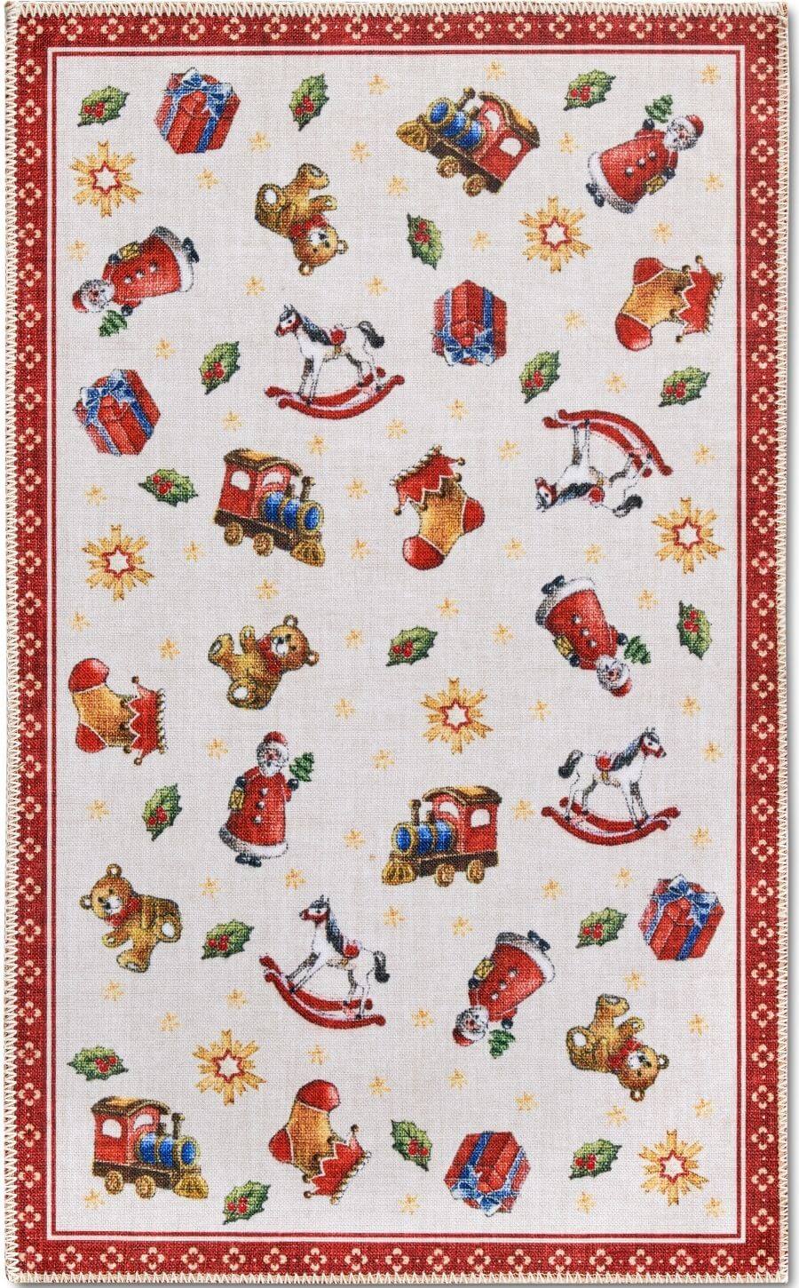 The Rugs Nostalgic Christmas Fun Design Rug
