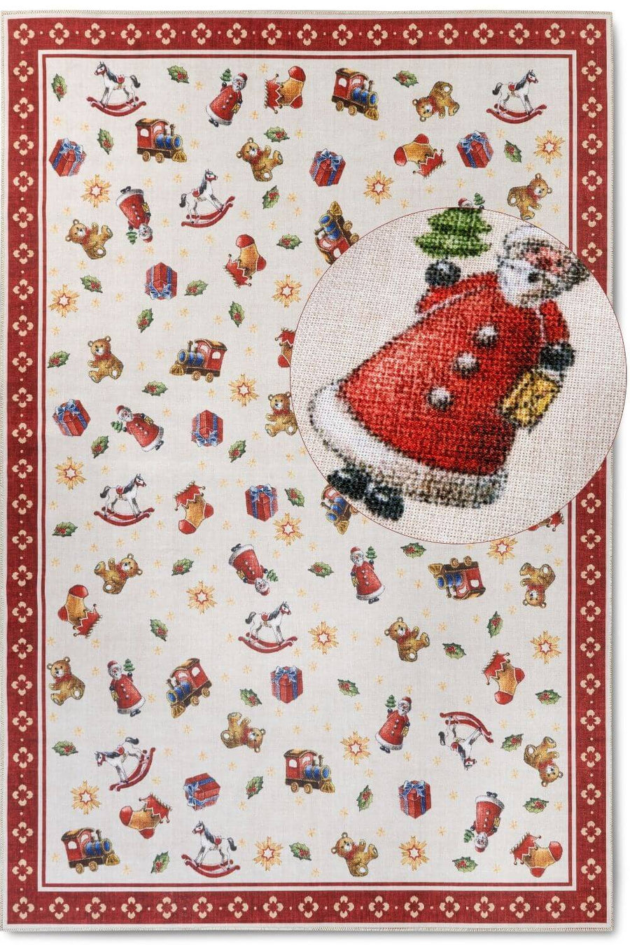 The Rugs Nostalgic Christmas Fun Design Rug