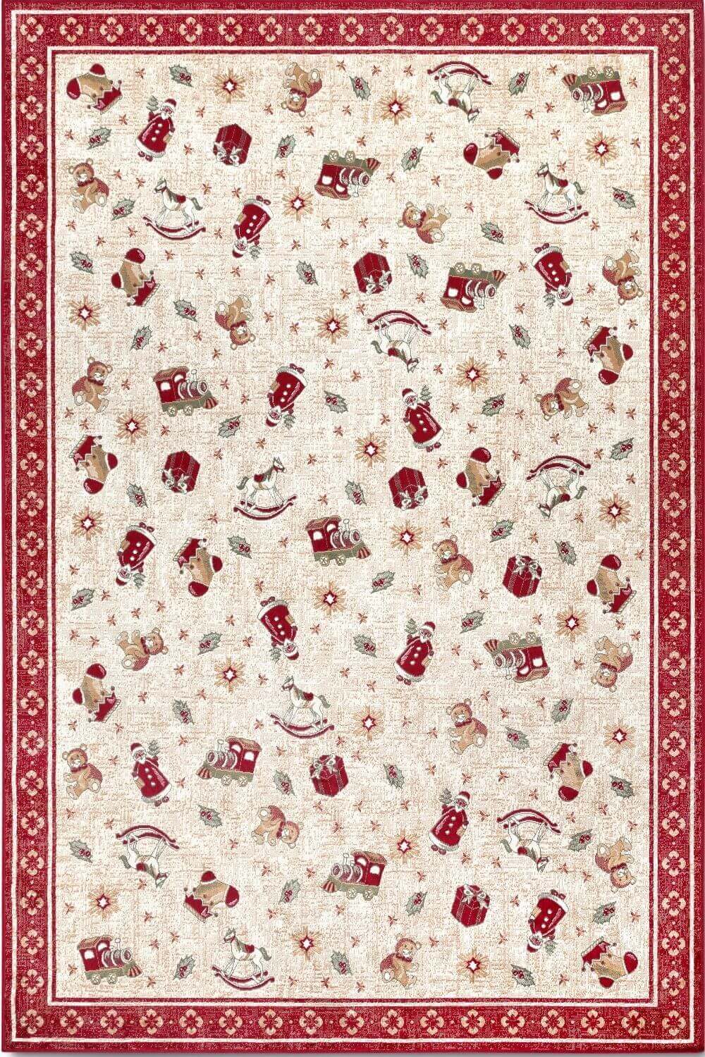 The Rugs Nostalgic Toy-Inspired Rug: Festive Charm Awaits