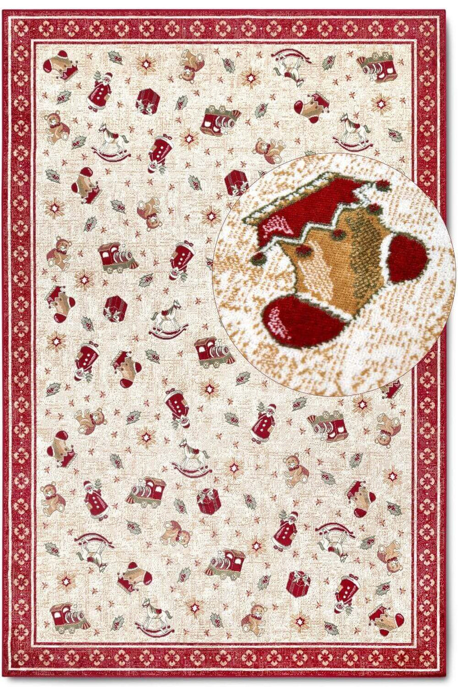 The Rugs Nostalgic Toy-Inspired Rug: Festive Charm Awaits