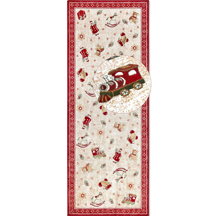 The Rugs Nostalgic Toy-Inspired Rug: Festive Charm Awaits