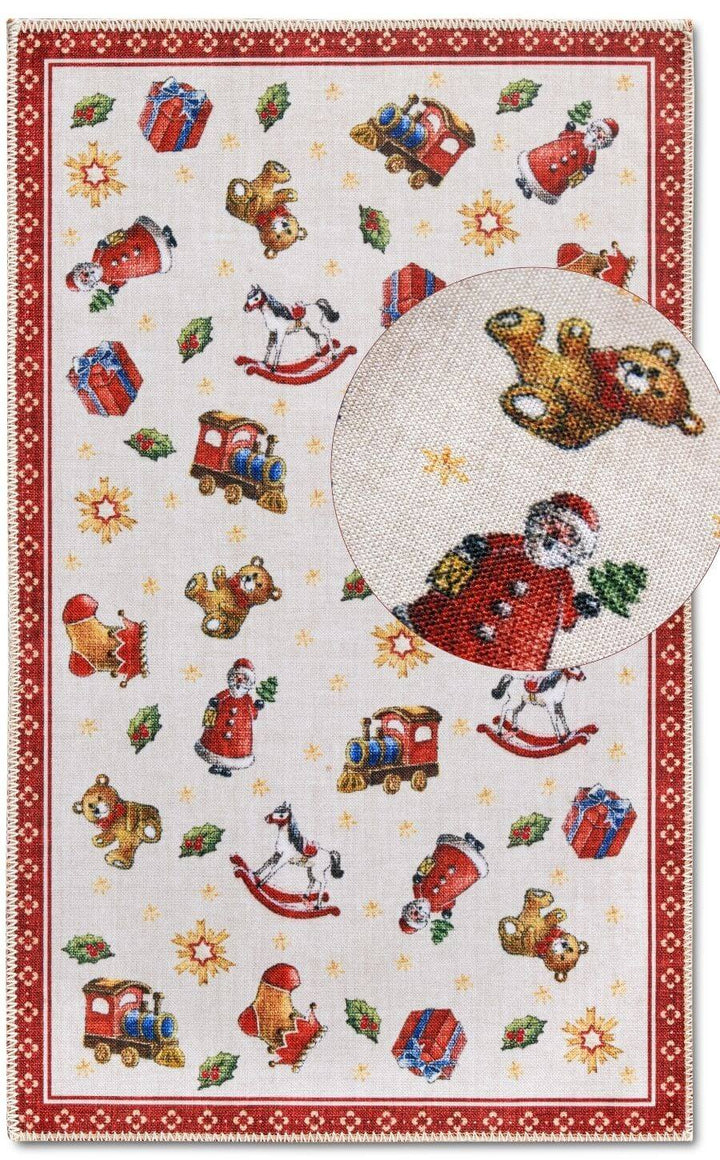 The Rugs Nostalgic Christmas Fun Design Rug