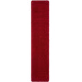 Washable Red Shaggy Rug