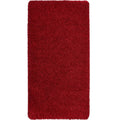 Washable Red Shaggy Rug