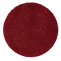 Washable Red Shaggy Rug