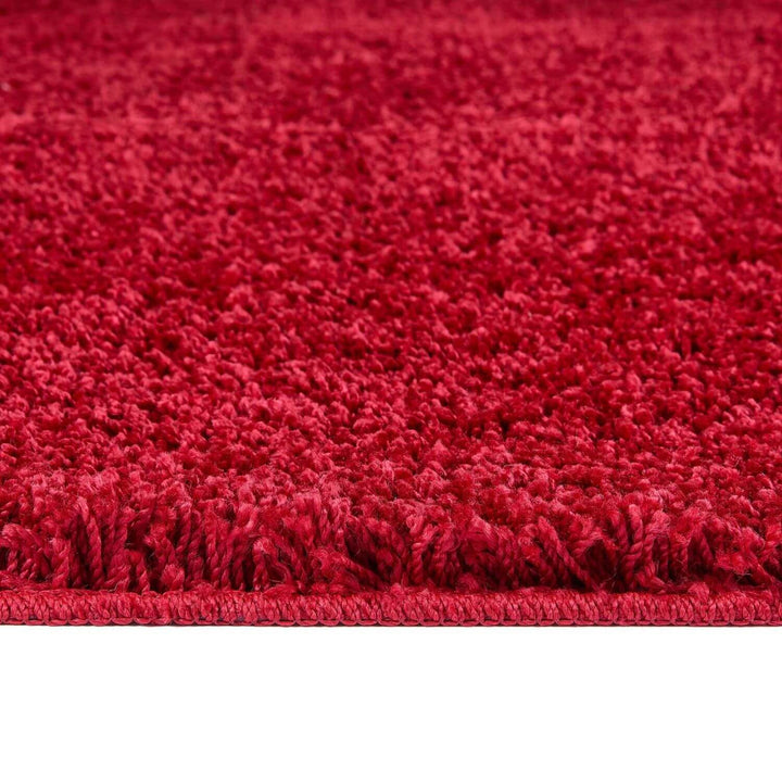 Shop Washable Red Shaggy Rug | 100% British Design |The Rugs