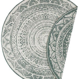 The Rugs Siruma Reversible Round Rug -Indoor & Outdoor Style