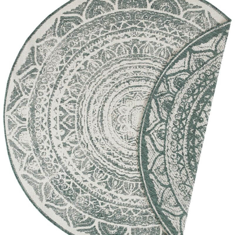 The Rugs Siruma Reversible Round Rug -Indoor & Outdoor Style