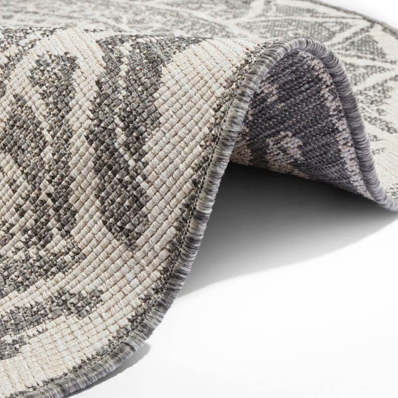 The Rugs Siruma Reversible Round Rug -Indoor & Outdoor Style