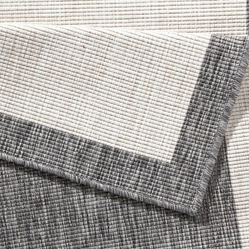 28x41 Rug The Rugs Panama Reversible Grey Rug Quality Indoor Outdoor