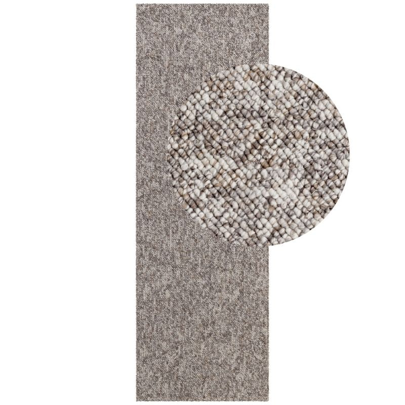 Rocco Washable Flatweave Grey Rug – Natural Elegance