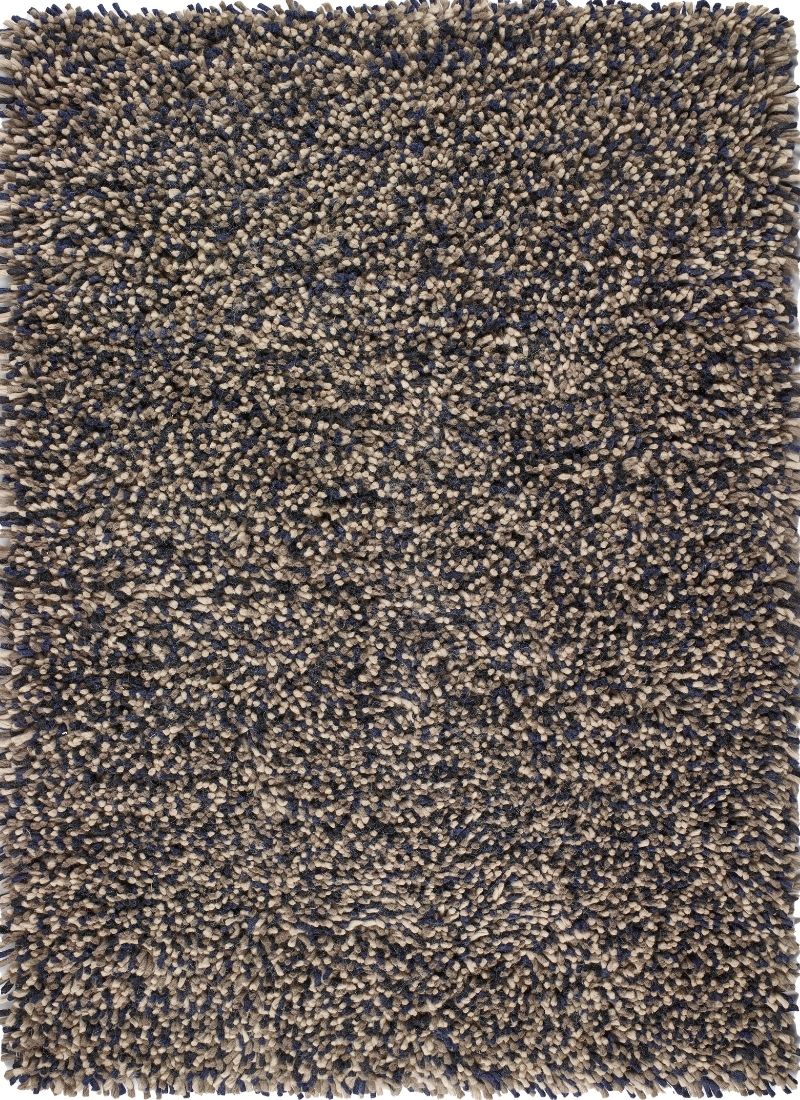 Rocks Shaggy Wool Rug – Thick Tubular Pile