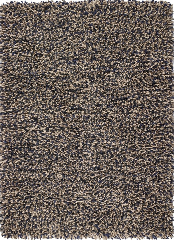 Rocks Shaggy Wool Rug – Thick Tubular Pile