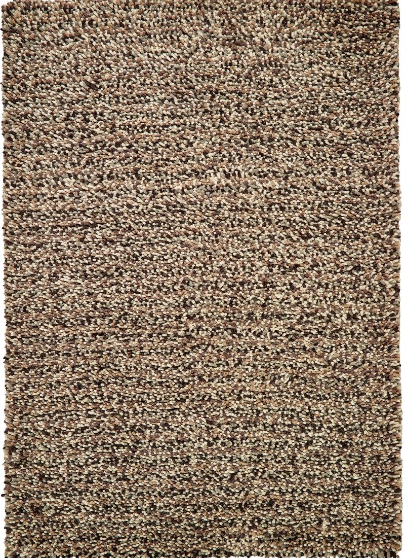 Rocks Shaggy Wool Rug – Thick Tubular Pile