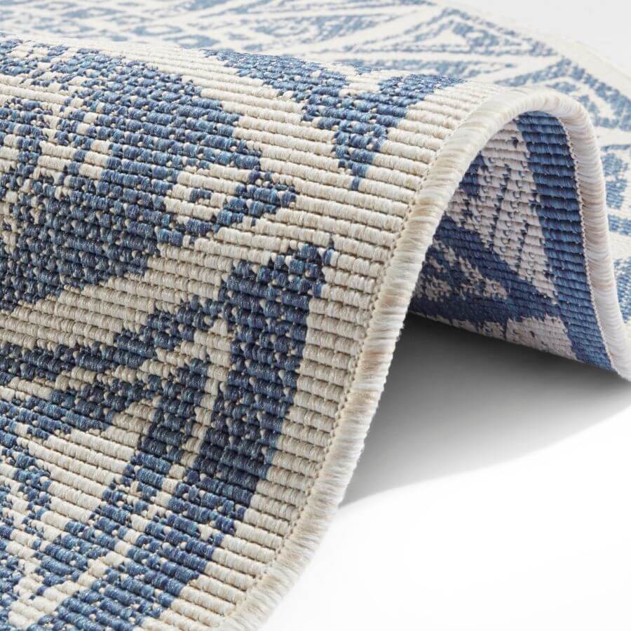 The Rugs Outdoor-Indoor Reversible Round Rug: Versatility