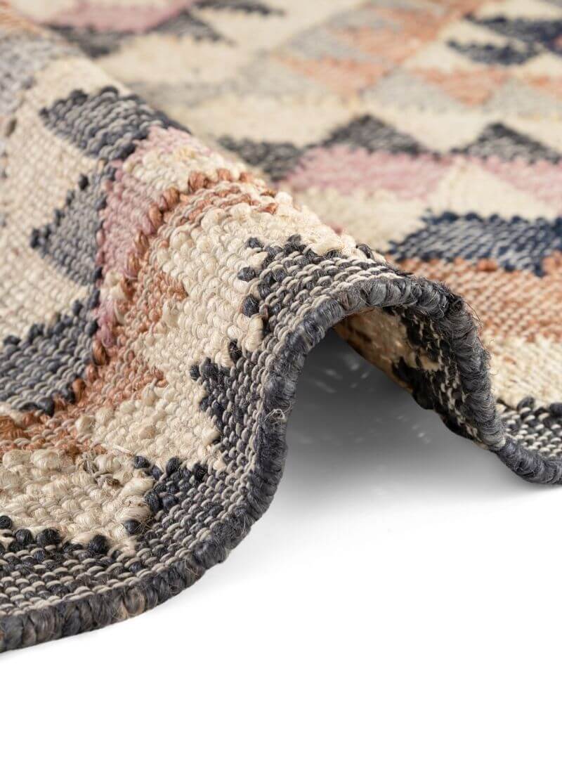 The Rugs Roya Afghan Kelim Rug – Parsa Cream Multicolour