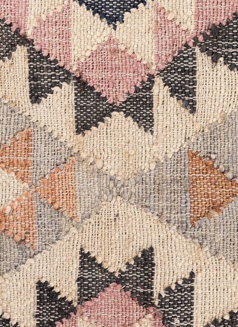 The Rugs Roya Afghan Kelim Rug – Parsa Cream Multicolour
