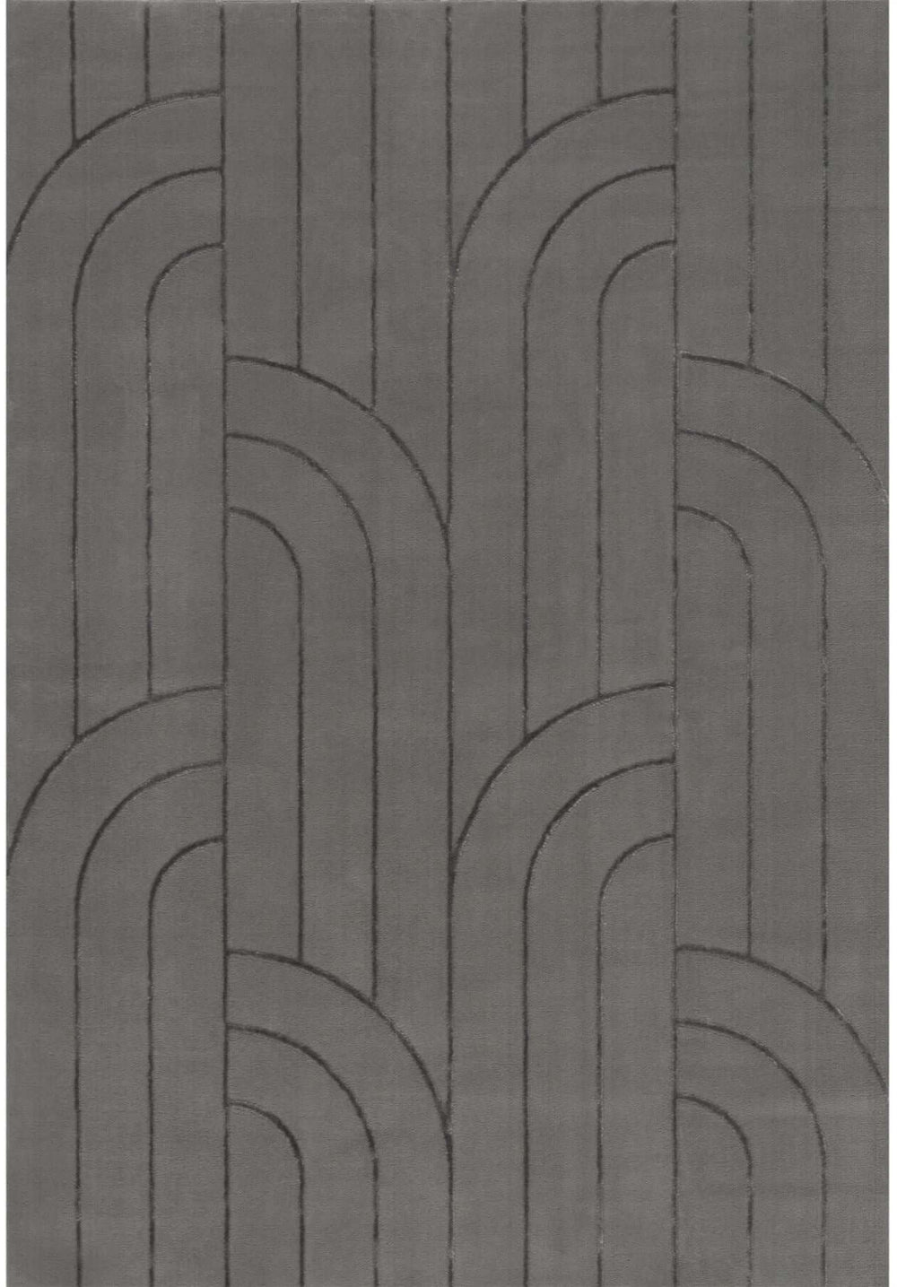 The Rugs Rug Flint in Grey |Soft & Durable| Aura Collection