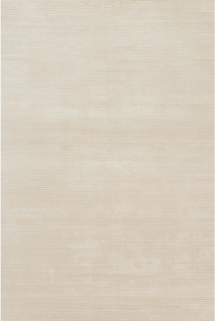 The Rugs Modern Living Room Rug - Striped Design Pearl Rug in Cream