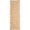 Beige braided rug on a white background
