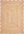 Beige braided rug with scalloped edge on a white background