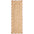 Beige braided rug on a white background