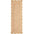 Beige braided rug on a white background