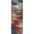 Long, narrow rug with abstract pattern on a white background
