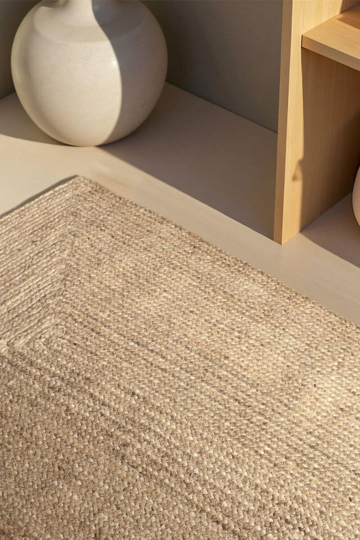 The Rugs Sharmila Handwoven Jute Rug - Natural & Durable