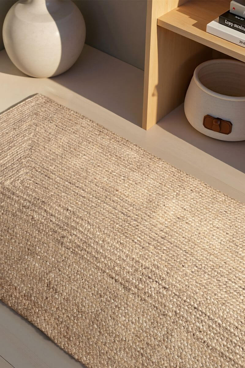 The Rugs Sharmila Handwoven Jute Rug - Natural & Durable