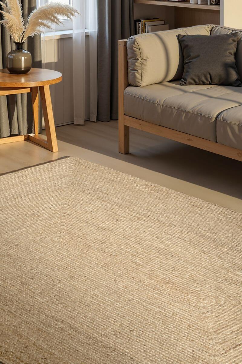 The Rugs Sharmila Handwoven Jute Rug - Natural & Durable