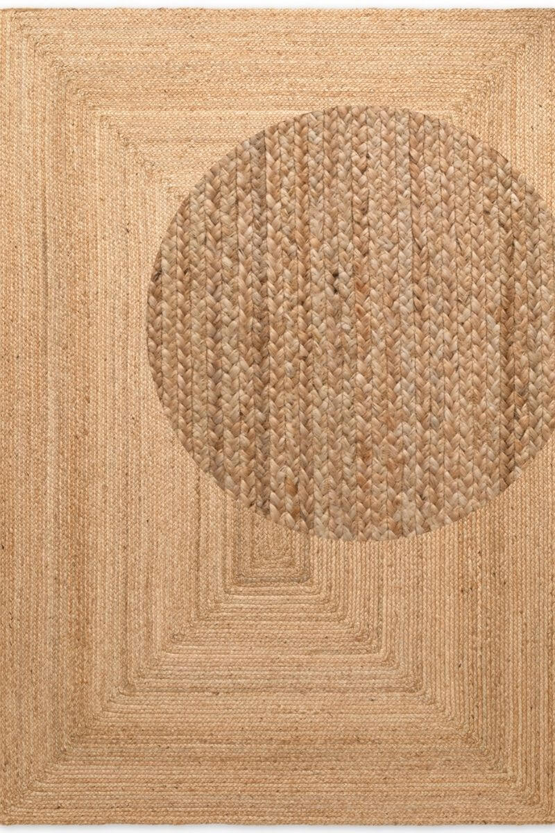 The Rugs Sharmila Handwoven Jute Rug - Natural & Durable