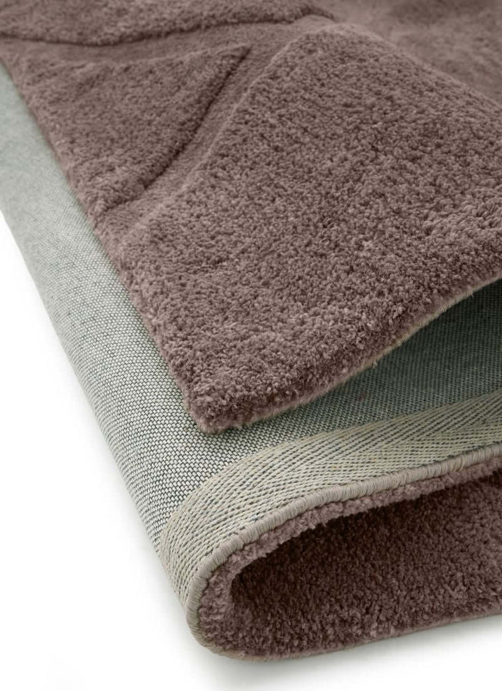 Soft cream and grey Scandinavian deep pile rug showcasing plush texture and durable cotton backing.