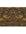 Decorative doormat with bird and floral pattern on a white background