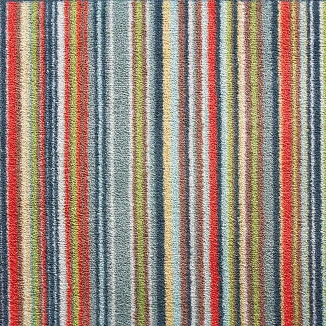 The Rugs Eco-Friendly Washable Striped Mat | Trap 95% Dirt