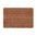 Rectangular doormat with striped pattern on a white background