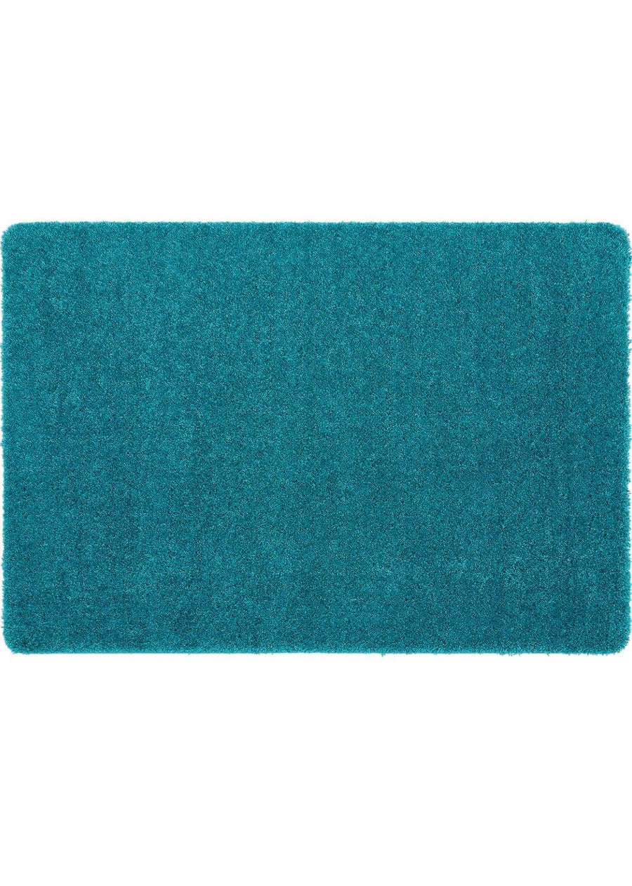 Washable Teal Shaggy Rug | Luxury British Design | The Rugs