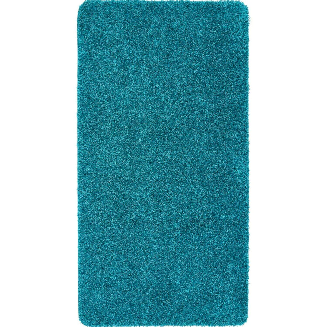 Washable Teal Shaggy Rug | Luxury British Design | The Rugs
