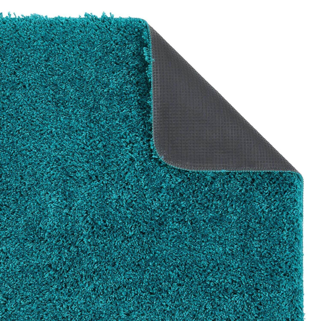 Washable Teal Shaggy Rug | Luxury British Design | The Rugs