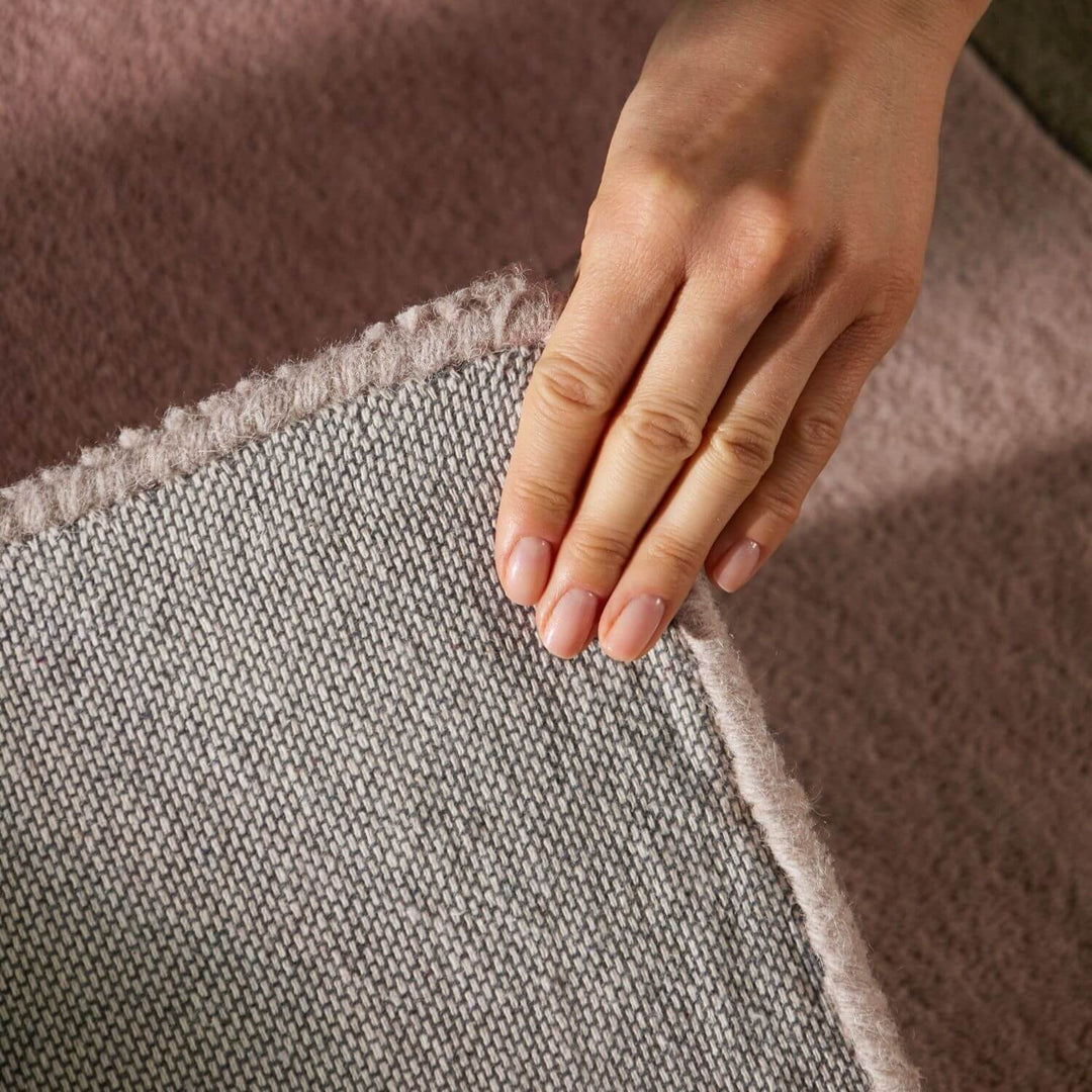 Ted Baker wool cream multicolour rug, shed-resistant, eco-friendly, sound-absorbing, hand-made rug.