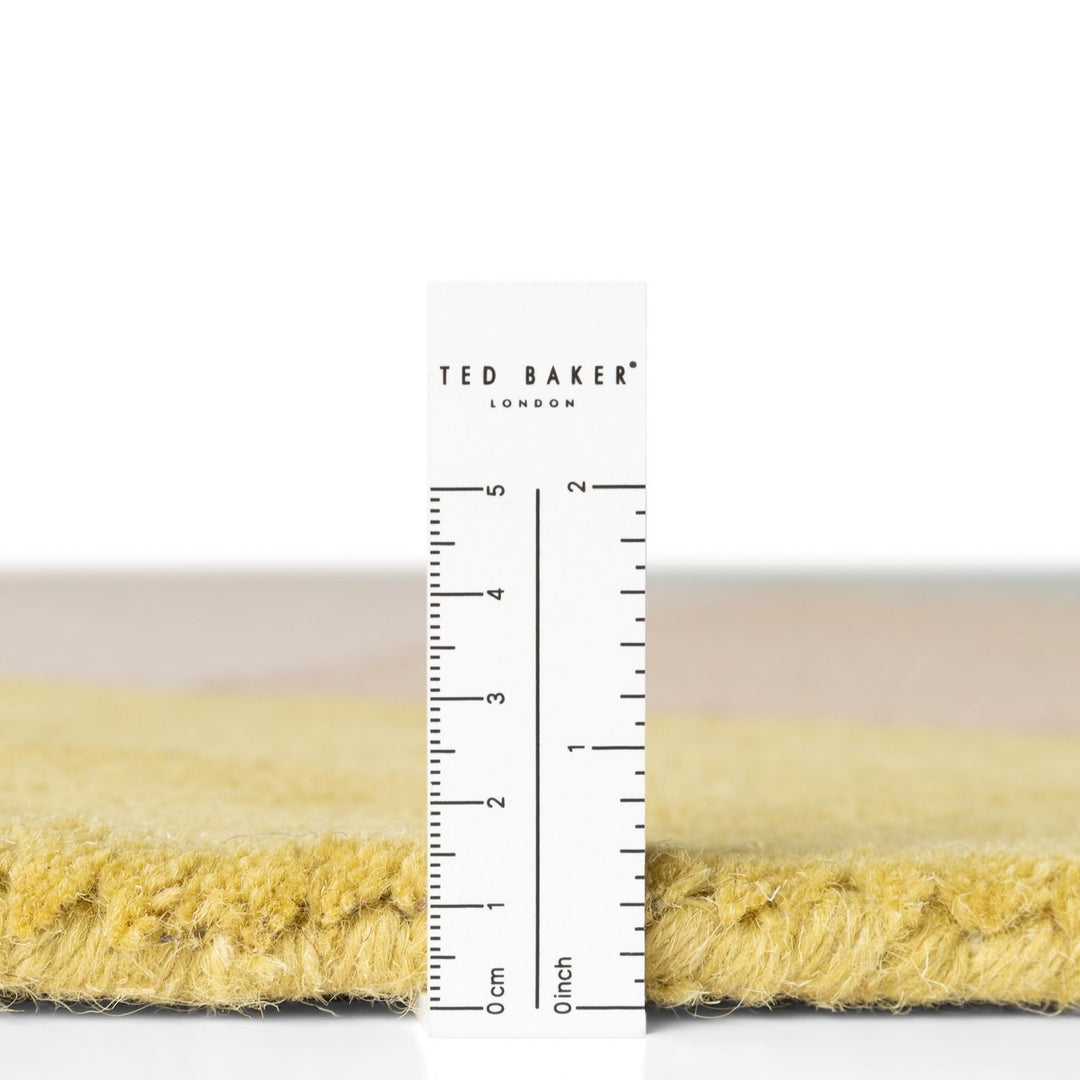 Ted Baker wool cream multicolour rug, shed-resistant, eco-friendly, sound-absorbing, hand-made rug.