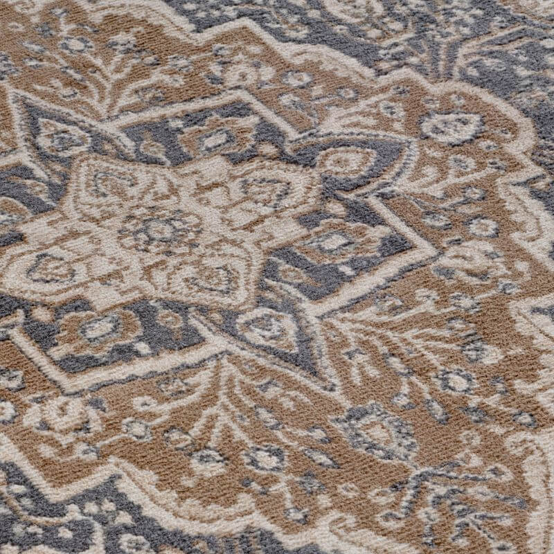 The Rugs Terrain Designer Shortpile Rug – Medallion Design