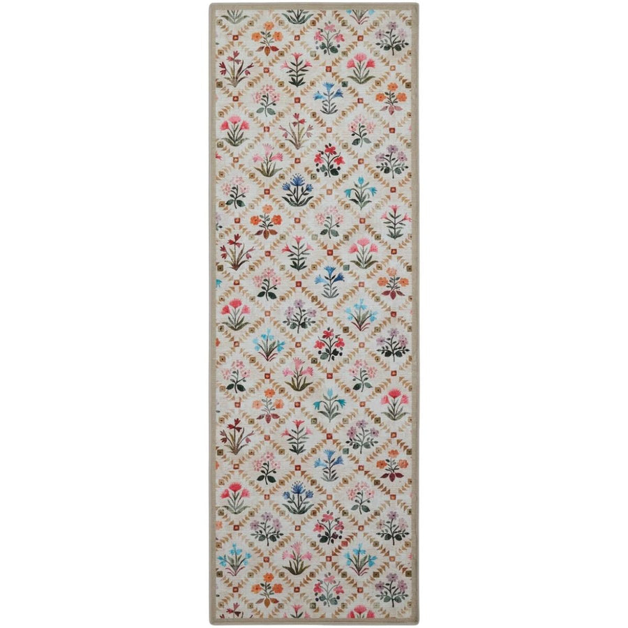 Eco-Washable Wildflower Patch Rug