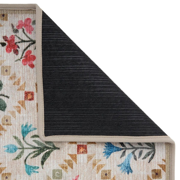 Eco-Washable Wildflower Patch Rug
