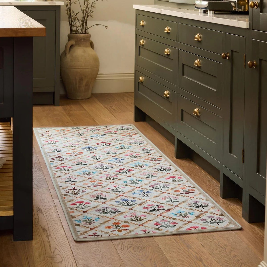 Eco-Washable Wildflower Patch Rug