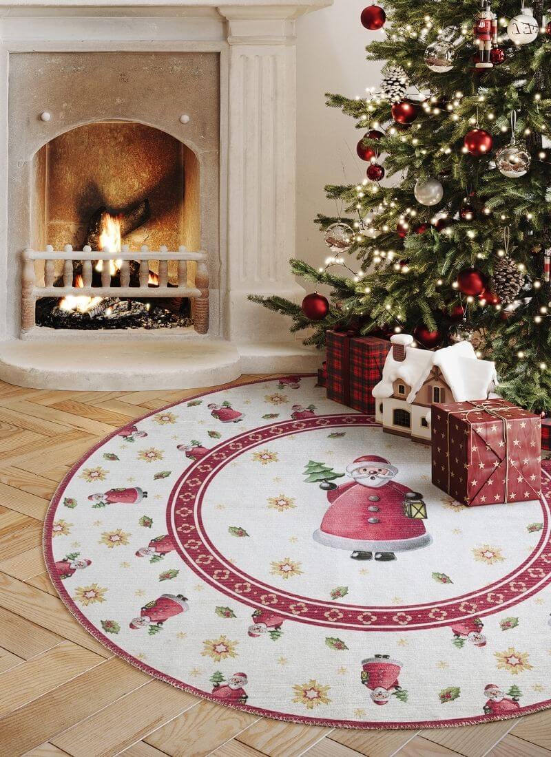 Villeroy & Boch Toy's Round Christmas Rug – 160 cm
