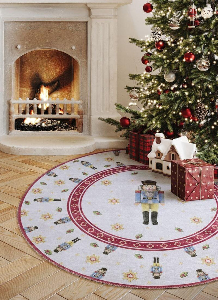 Villeroy & Boch Toy's Round Christmas Rug – 160 cm