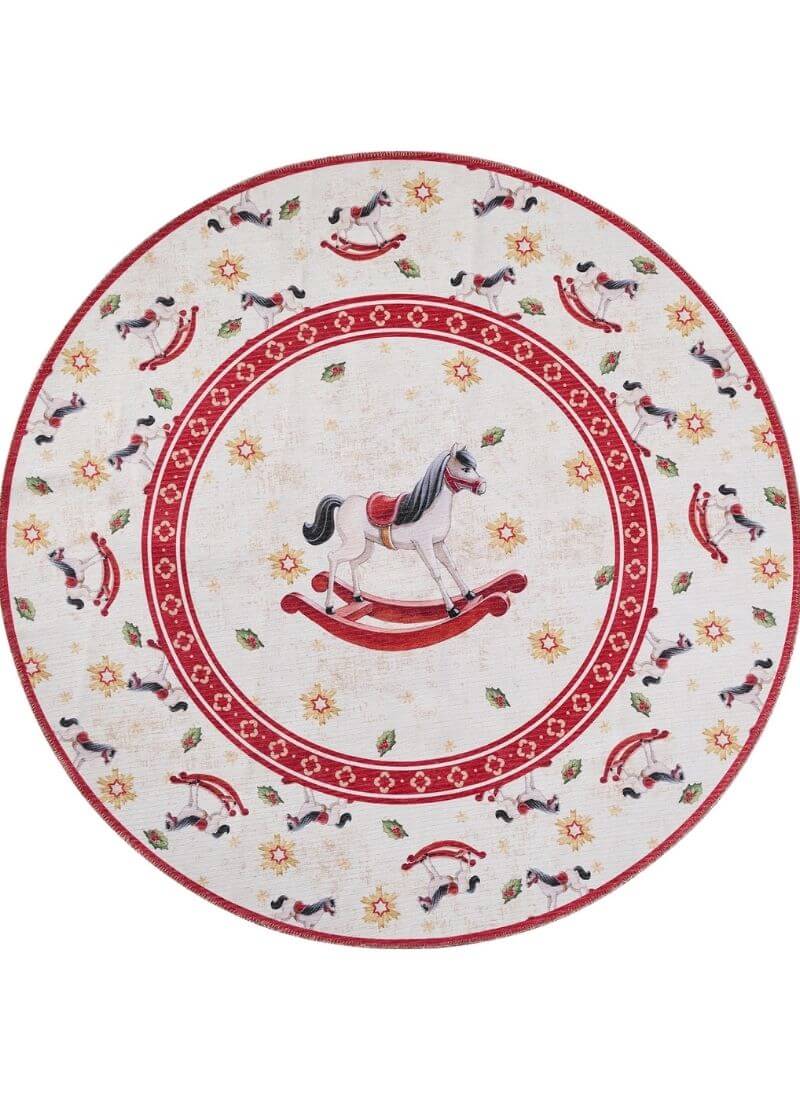 The Rugs Villeroy & Boch Toy's Round Christmas Rug – 160 cm